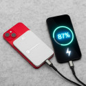 Powerbank compatible with MagSafe Forcell F-Energy SuperSlim F5K8 QC4.0 PD3.0 15W 5000 mAh white