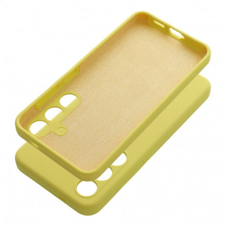 Case for Motorola G86 5G Silicone 2mm (camera protection) yellow