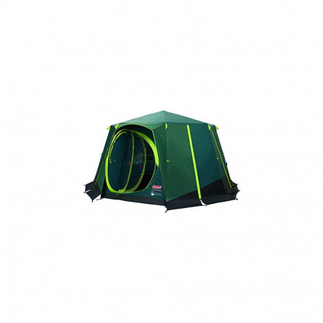 Coleman dome tent Cortes Octagon 8 Blackout (dark green, model 2020)