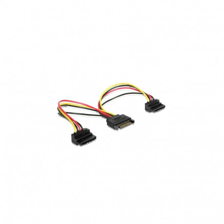Y-Kabel Power SATA 15 Pin > 2 x SATA HDD (15cm)