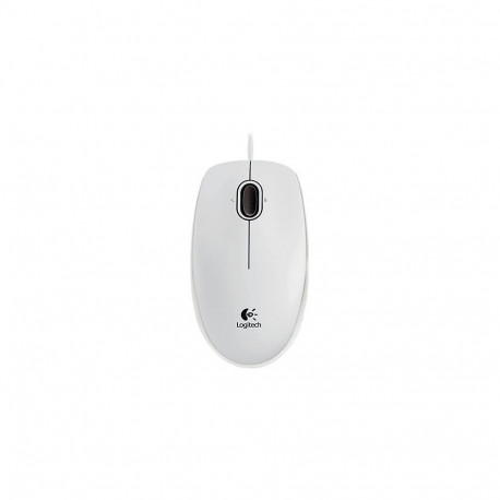 Logitech B100 Opt Optical Mouse white