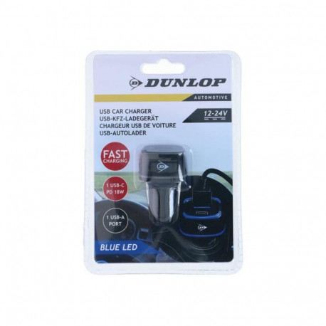 Laadija USB A+USB C 5V 2,4A 18W 12-24V