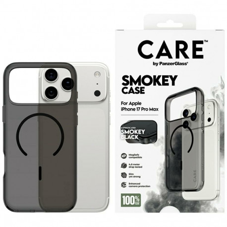 CARE by PanzerGlass Flagship Urban Explorer Case w. Black MagSafe for iPhone 17 Pro Max - Black