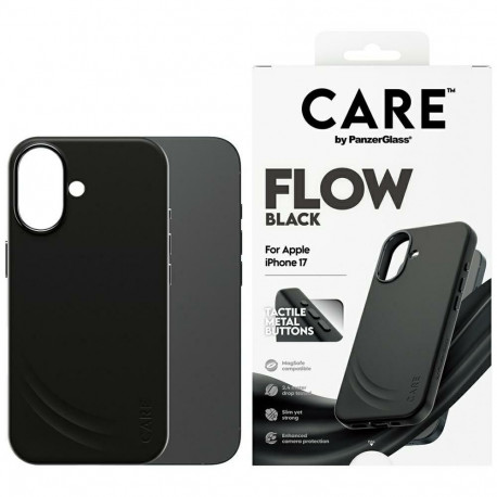 CARE by PanzerGlass Feature FLOW MagSafe Case for iPhone 17 - Black