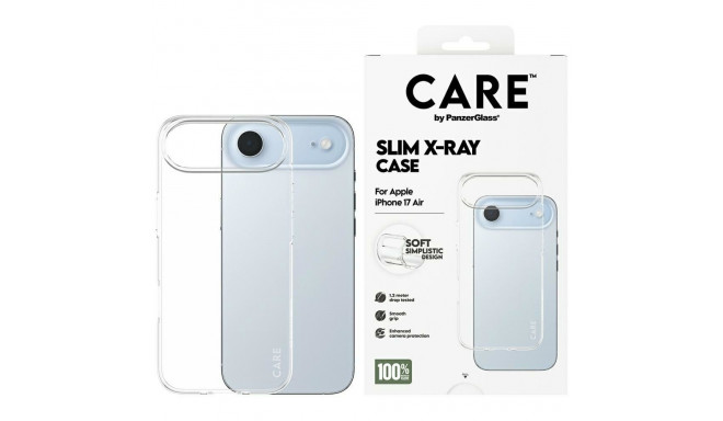 CARE by PanzerGlass Fashionable X-Ray Soft Basic Case for iPhone Air - Transparent
