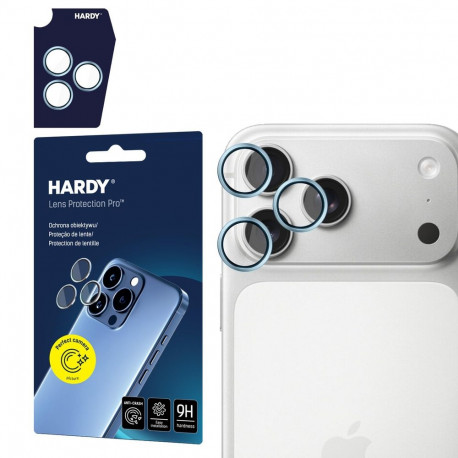 3mk HARDY Lens Protection Pro lens glass for iPhone 17 Pro / 17 Pro Max - blue