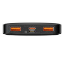 Baseus Bipow Fast Charging Power Bank 10000mAh 20W Black (Overseas Edition) + USB-A - Micro USB 0.25