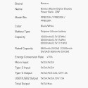 Baseus Bipow Fast Charging Power Bank 10000mAh 20W Black (Overseas Edition) + USB-A - Micro USB 0.25