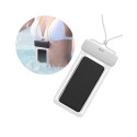 Baseus universal waterproof cover phone case (max 7.2&#39;&#39;) for swimming pool IPX8 white (ACFSD