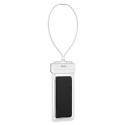 Baseus universal waterproof cover phone case (max 7.2&#39;&#39;) for swimming pool IPX8 white (ACFSD