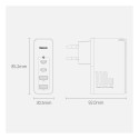 Baseus GaN2 Pro fast charger 100W USB / USB Type C Quick Charge 4+ Power Delivery white (CCGAN2P-L02 Baseus GaN2 Pro fast charger 100W USB / USB Type C Quick Charge 4+ Power Delivery white (CCGAN2P-L02