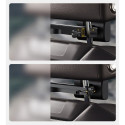 Baseus car headrest phone holder with built-in 15 W Qi wireless charger black (WXHZ-01)