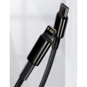 Baseus CATLWJ-A01 Lightning - USB-C PD 20W 480Mb/s 2m cable - black