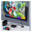 Baseus bidirectional switch splitter switcher HDMI - 2x HDMI 4K / 30 Hz gray (CAHUB-BC0G)
