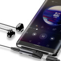 Baseus Audio Converter L41 adapter from USB-C to USB-C port + 3.5 mm headphone jack black (CATL41-01