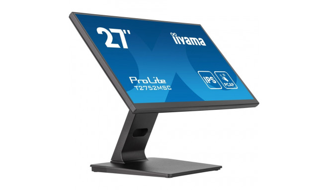 iiyama ProLite 27” Optical Bonded PCAP 10pt touchscreen monitor with IPS panel technology, edge-to-e