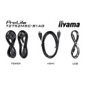 iiyama ProLite 27” Optical Bonded PCAP 10pt touchscreen monitor with IPS panel technology, edge-to-e