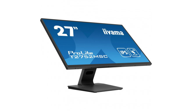 iiyama ProLite 27” Optical Bonded PCAP 10pt touchscreen monitor with IPS panel technology, edge-to-e