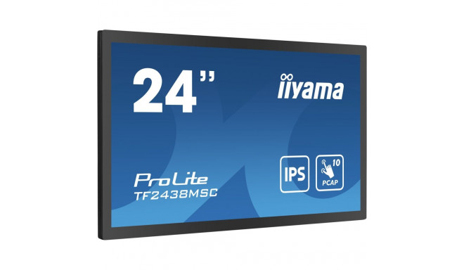 iiyama 23.8” 10pt optiliselt liimitud PCAP avatud raamiga puuteekraan IPS-paneeliga, servast servani