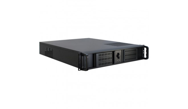 Inter-Tech räkikorpus IPC 2U-2098-SL, must
