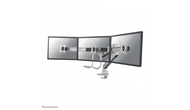 Neomounts NM-D775DX3SILVER monitorihoidik 17-27" gaasvedru Topfix 180°-piirajaga