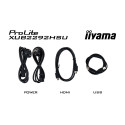 iiyama ProLite 21.5” IPS-tehnoloogiaga paneel kõrguse reguleeritava alusega ja 100Hz värskendussaged