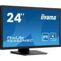 iiyama ProLite 23.8” PCAP 10pt puuteekraaniga monitor IPS-paneeliga, servast servani klaasdisainiga 