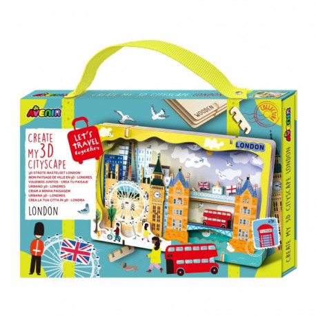 3D pusle loo linnamaastik – London