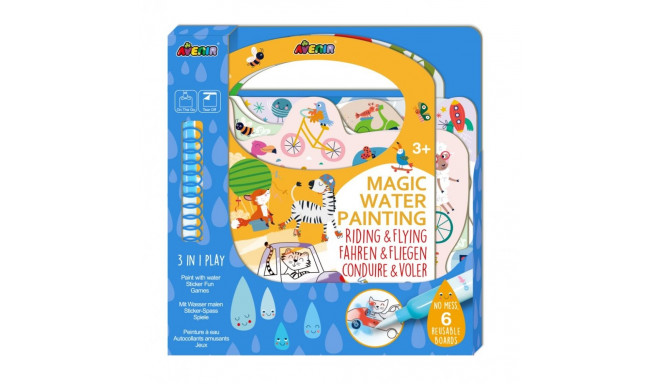 Magiczny obraz wodny - jazda konna i latanie