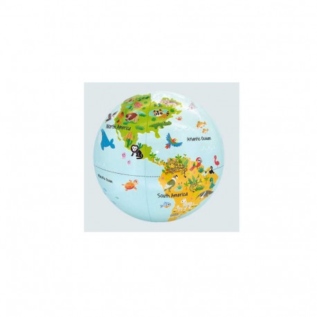 Piłka caly globus 30 cm - małe zwierzęta natury