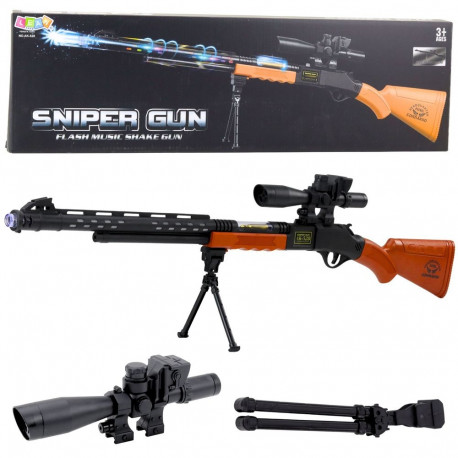 Mängu snipripüss AK-528 sihik statiiv tuled helid