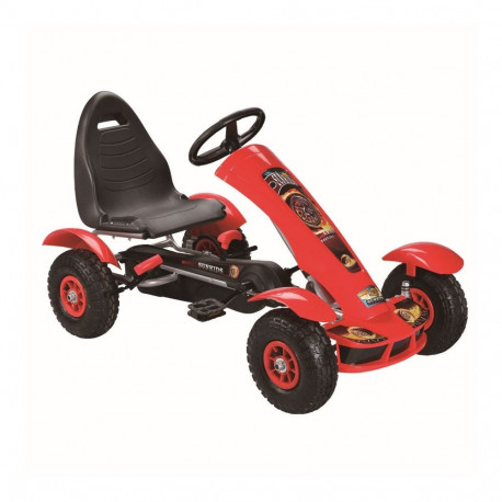 Gokart F618 punane pedaalidega
