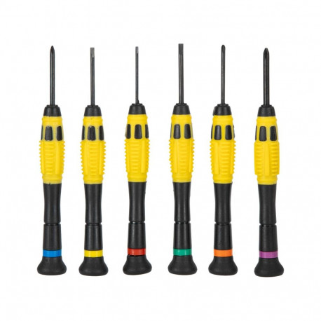 10226 Wkrętaki zegarmistrzowskie Ni-Cr-Mo, zestaw 6 elementów, Proline