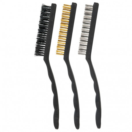 universaalsed harjad 230mm teras, vask, nailon kmpl. 3 tk