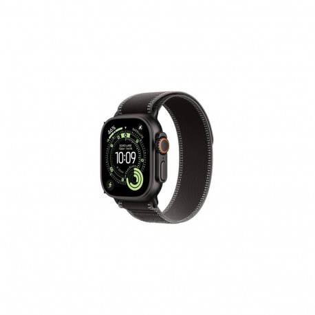 Apple Watch Ultra 3 GPS + Cellular 49mm Black Titanium Case with Black/Charcoal Trail Loop - M/L