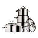 "WMF Provence Plus Topf-Set Bratentopf (2,5l), Fleischtöpfe(1,9l), (3,3l), (5,7l), Stielkasserolle (