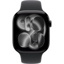 "Apple Watch S11 Aluminium 46mm Diamantschwarz (Sportarmband schwarz) M/L"