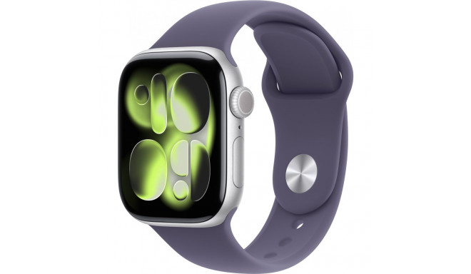 "Apple Watch S11 Aluminium 42mm Silber (Sportarmband nebelviolett) M/L"