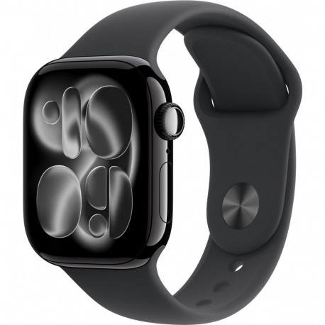 Apple Watch S11 alumiinium 42mm teemantmust (must spordirihm) S/M