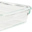 "Emsa N10412 Clip & Close Glas Frischhaltedose 3 L Transparent/Rot"
