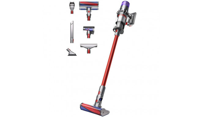 "Dyson V11 Fluffy Kabelloser Staubsauger (Nickel/Rot)"