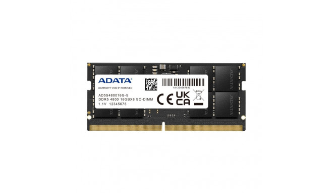 "16 GB ADATA SO-DIMM 4800 (schwarz, AD5S480016G-S, Premier)"