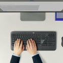 "Logitech MK540 RF Wireless AZERTY Belgisch Schwarz - Weiß"
