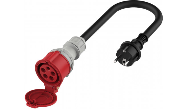 Platinet elektriauto adapter CEE 16A (F) - Schuko 16A (M) (EV_A11C35S)