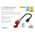 Platinet EV adapter Schuko 16A (M) - CEE 16A (M) (EV_A11C35S)