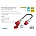 Platinet EV adapter CEE 32A (M) - CEE 16A (F) 11kW (EV_A11C22MC)