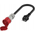Platinet elektriauto adapter CEE 16A (M) - CEE 32A (F) 22kW (EV_A22C35S)