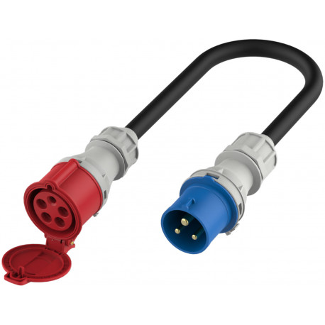 Platinet elektriauto adapter CEE 32A (F) - CEE 16A (M) (EV_A22C35MC)