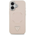 Guess Triangle Logo MagSafe Case for iPhone 17 Pink