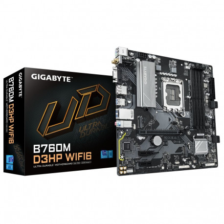 Gigabyte B760M D3HP WIFI6 | Processor family Intel | Processor socket LGA1700 | DDR5 | Supported har